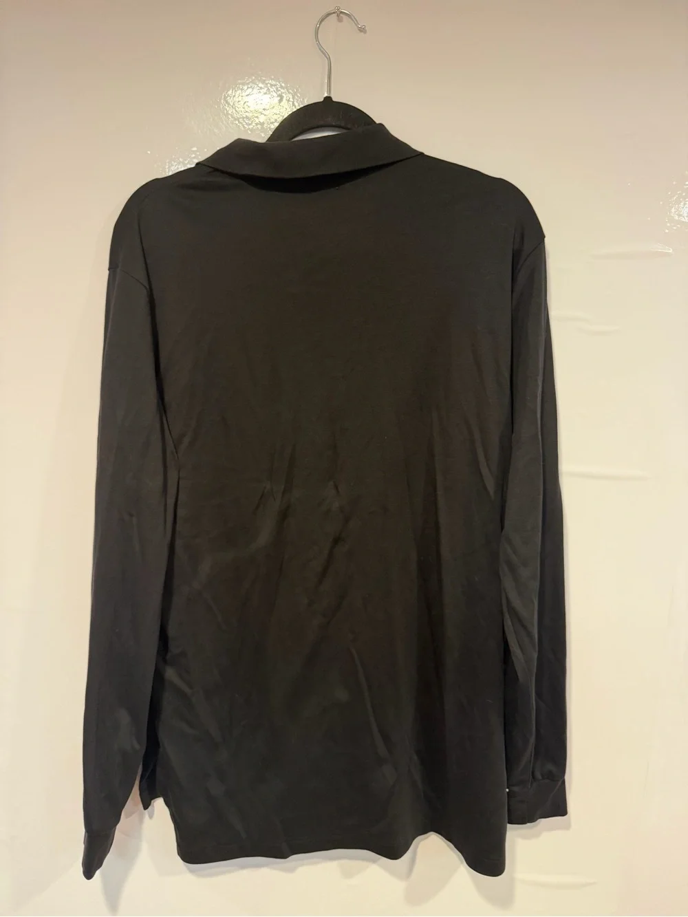 Polo by Ralph Lauren Long-Sleeve Black Pima Soft Touch Polo Shirt